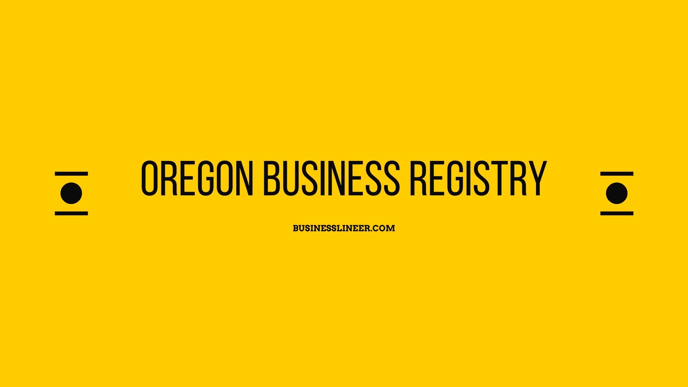 oregon business registry